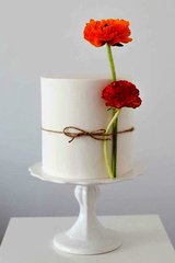 Закажите подарочный торт с цветами от кондитера Ольги Бобылевой