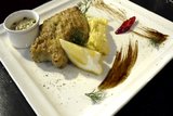 Рыбная котлета из меню ресторана