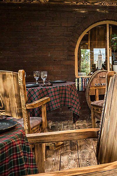 вип зал в ресторане амбар