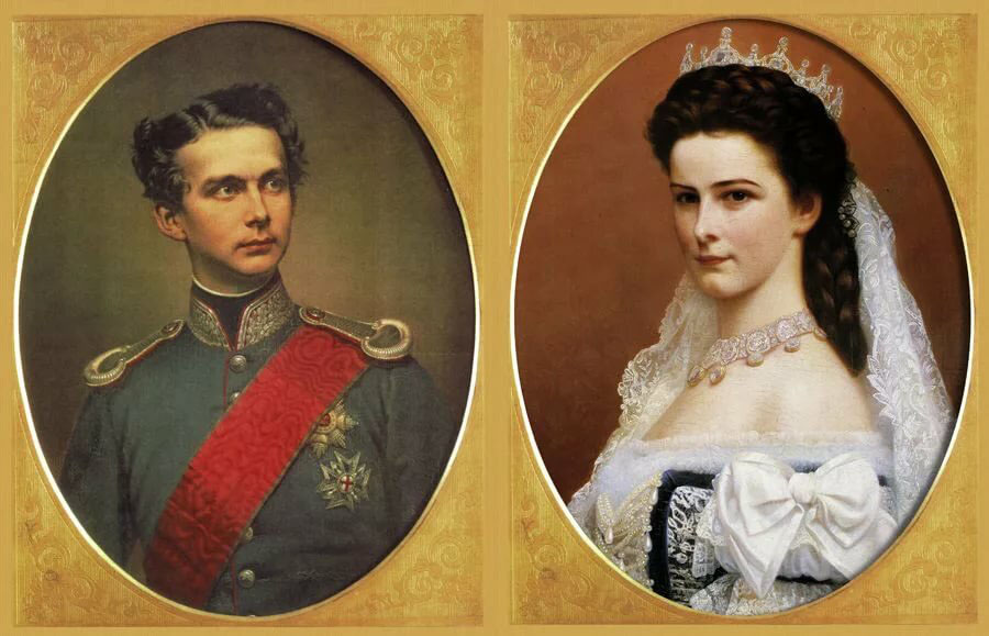 кронпринц Людвиг  и принцесса Терезе Саксонской-Хильдбургхаузской