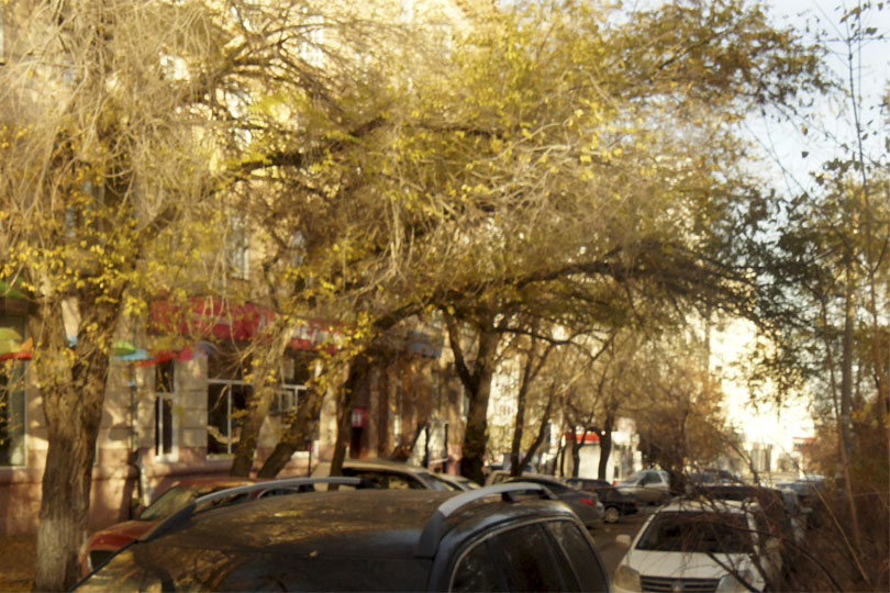 Улица где расположено кафе Бельэтаж на Ленина