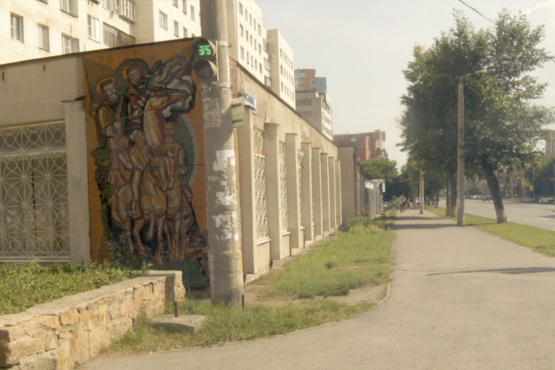 Грузинская Пекарня на Евтеева. Витрина и вход. Фото 3