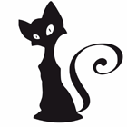 логотип кафе Кот