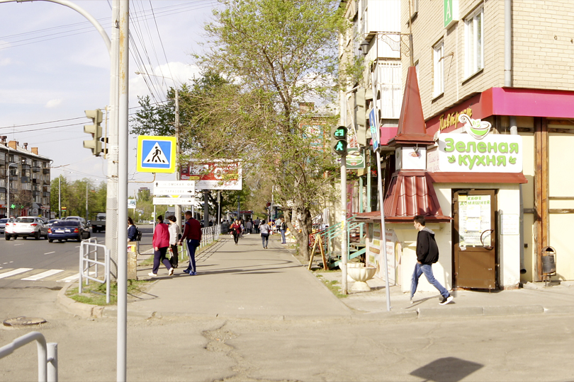 Фото входа в столовую Зеленая Кухня фото 2