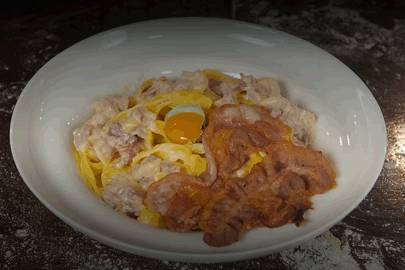 Рецепт пасты под соусом карбонаре